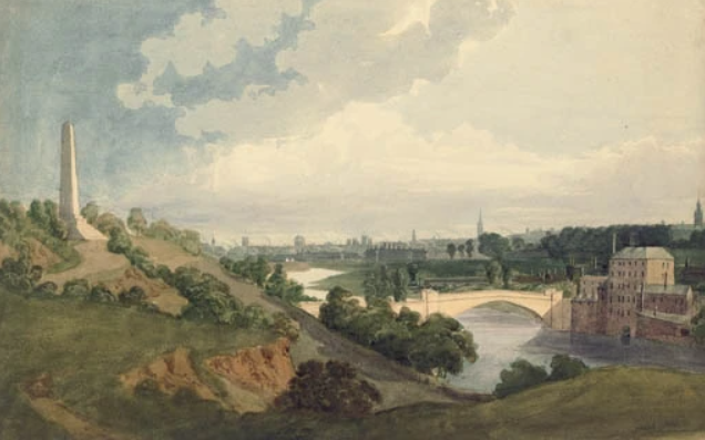 The Four Courts in the Far Distance, 1827